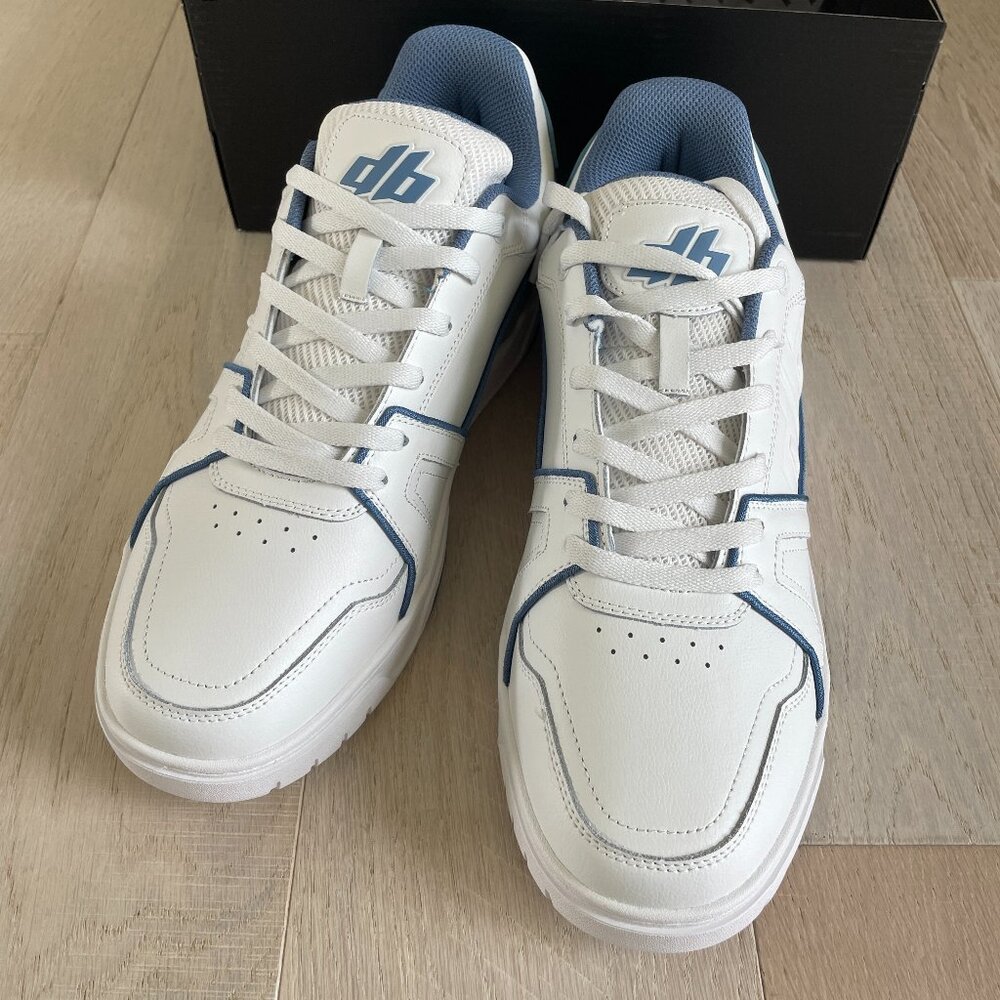 Decibel VOL04 Size 13 Men's Sneakers White Blue Grey New in Box
